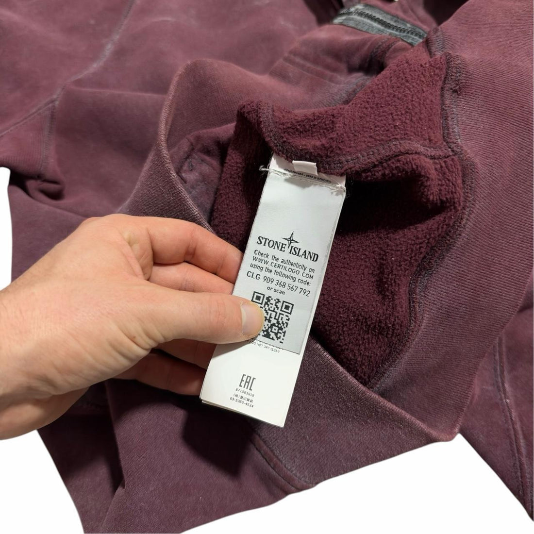 Stone Island Zip Up Frost Hoodie
