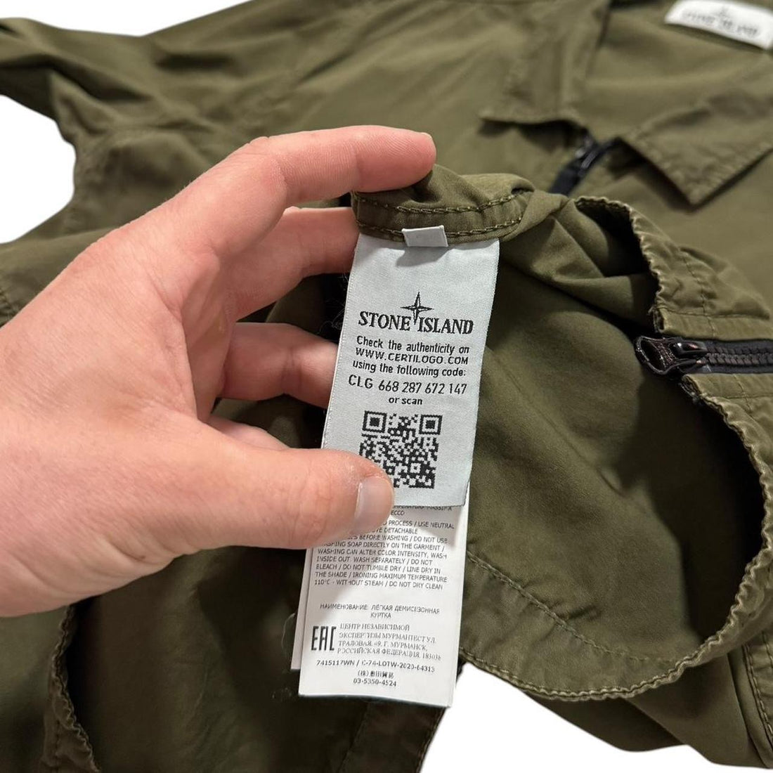 Stone Island Canvas Overshirt