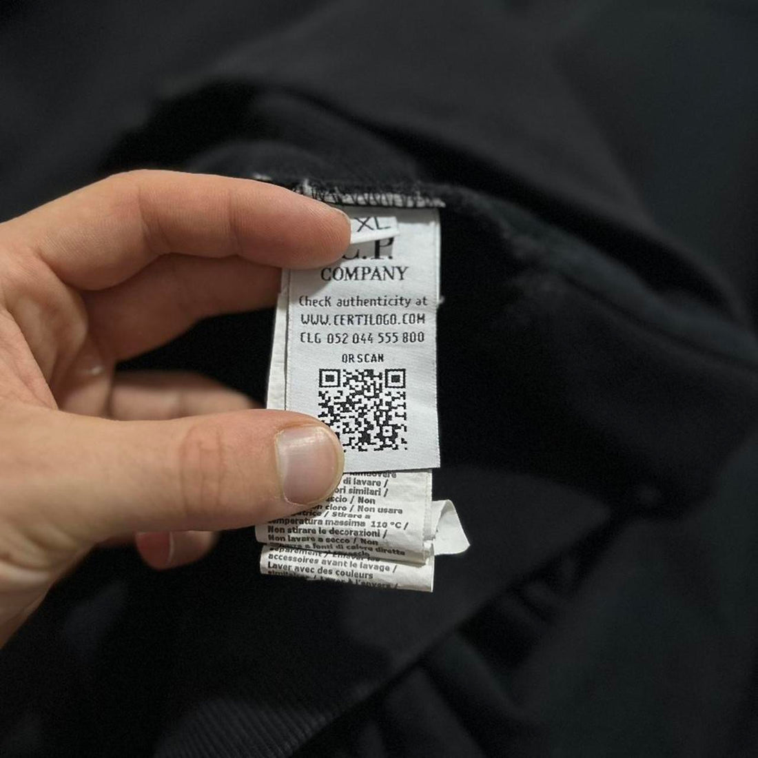 CP Company Black Nylon Overshirt