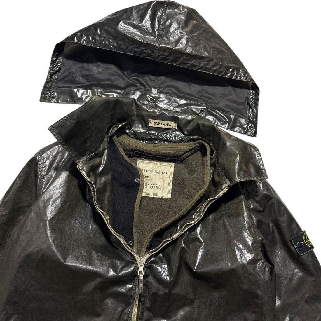 Stone Island A/W 1992 Glazed Silk Parka