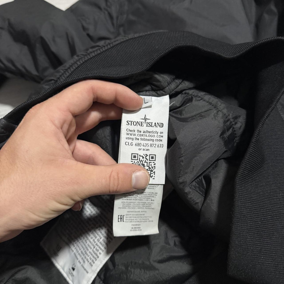 Stone Island Garment Dyed Crinkle Reps Jacket
