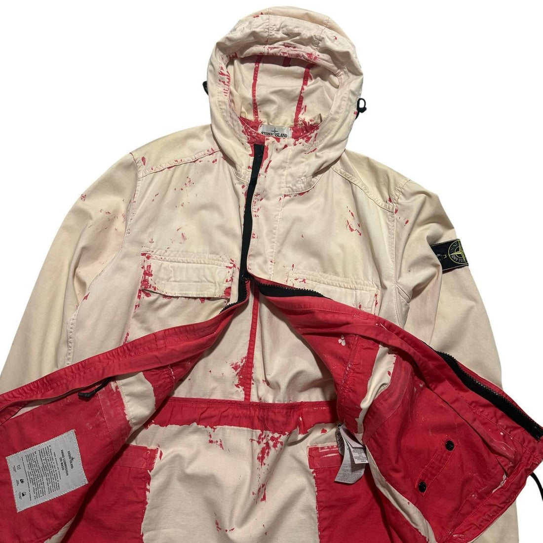 Stone Island Hand corrosion On Raso Field Jacket