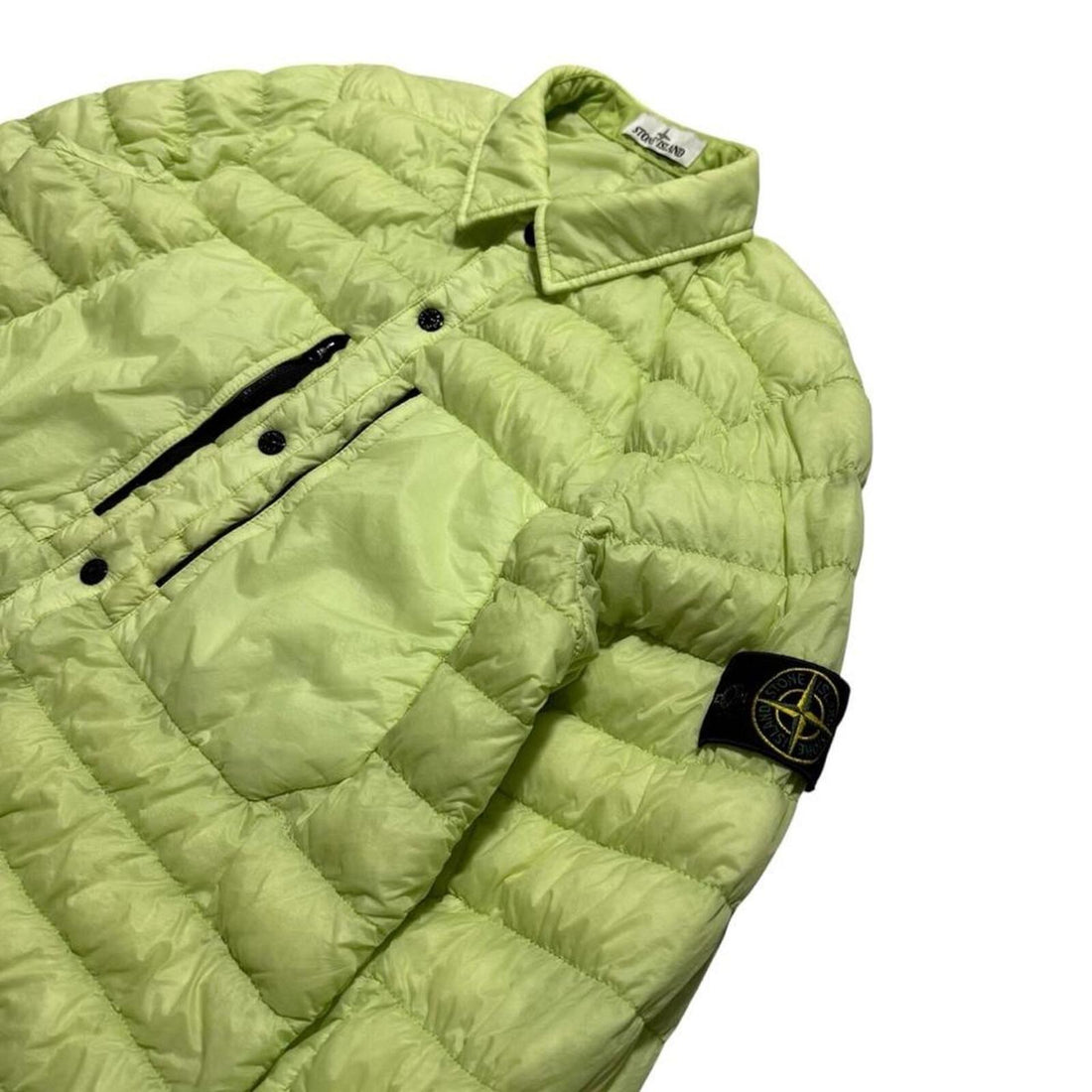 Stone Island Garment Dyed Down Overshirt