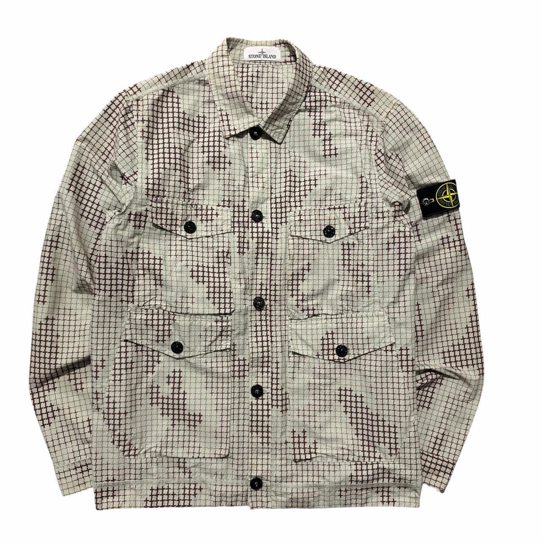 Stone Island Digital Grid Camo Overshirt