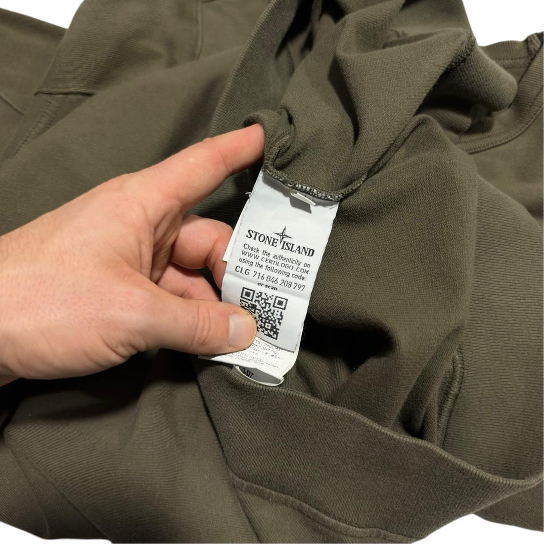 Stone Island Green Ghost Pullover Jumper