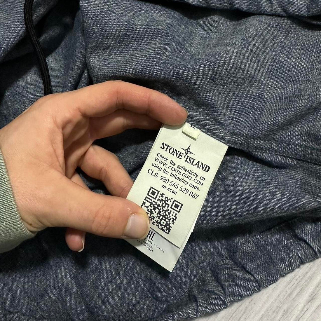Stone Island Chambray Smock Jacket