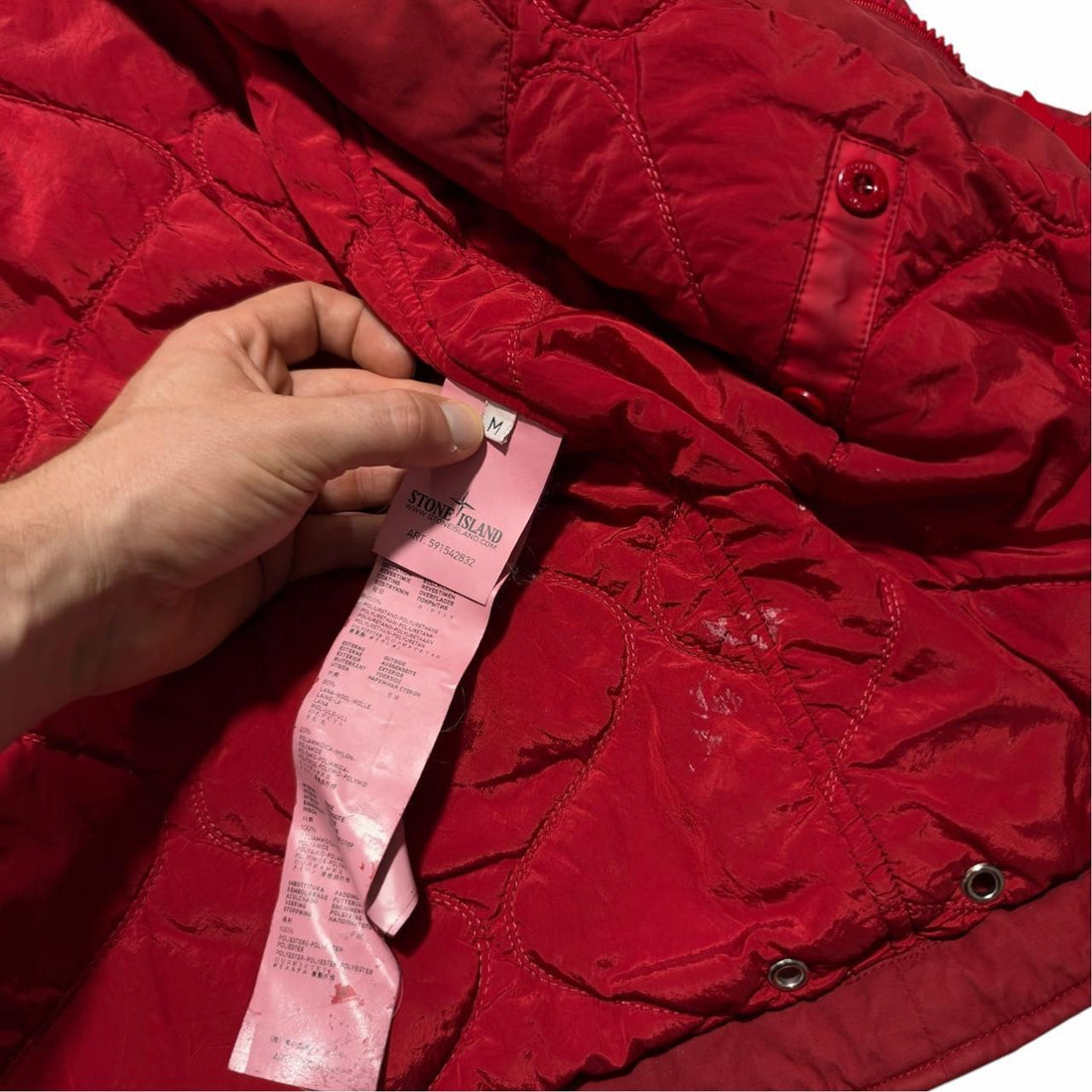 Stone Island 2013 Capo Mussola Red Ghost Jacket