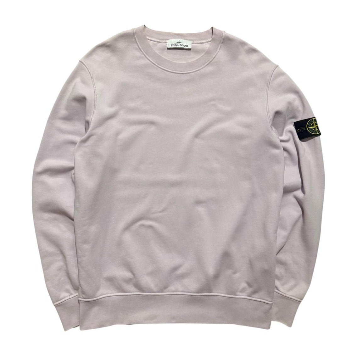 Stone Island Pale Pink Pullover Crewneck