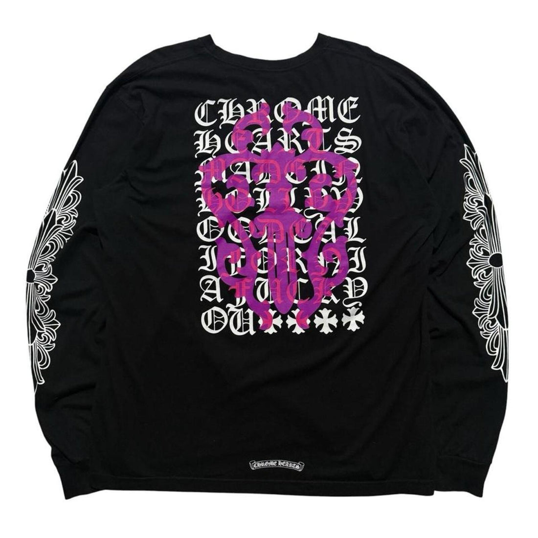 Chrome Hearts Eye Chart Dagger Long Sleeve