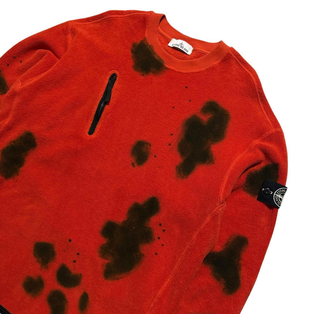 Stone Island Hand Coloured Fleece Jumper