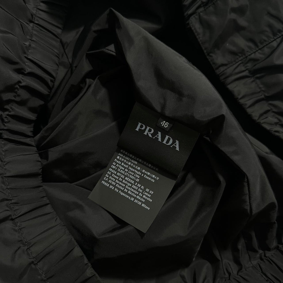 Prada Black Nylon Jacket