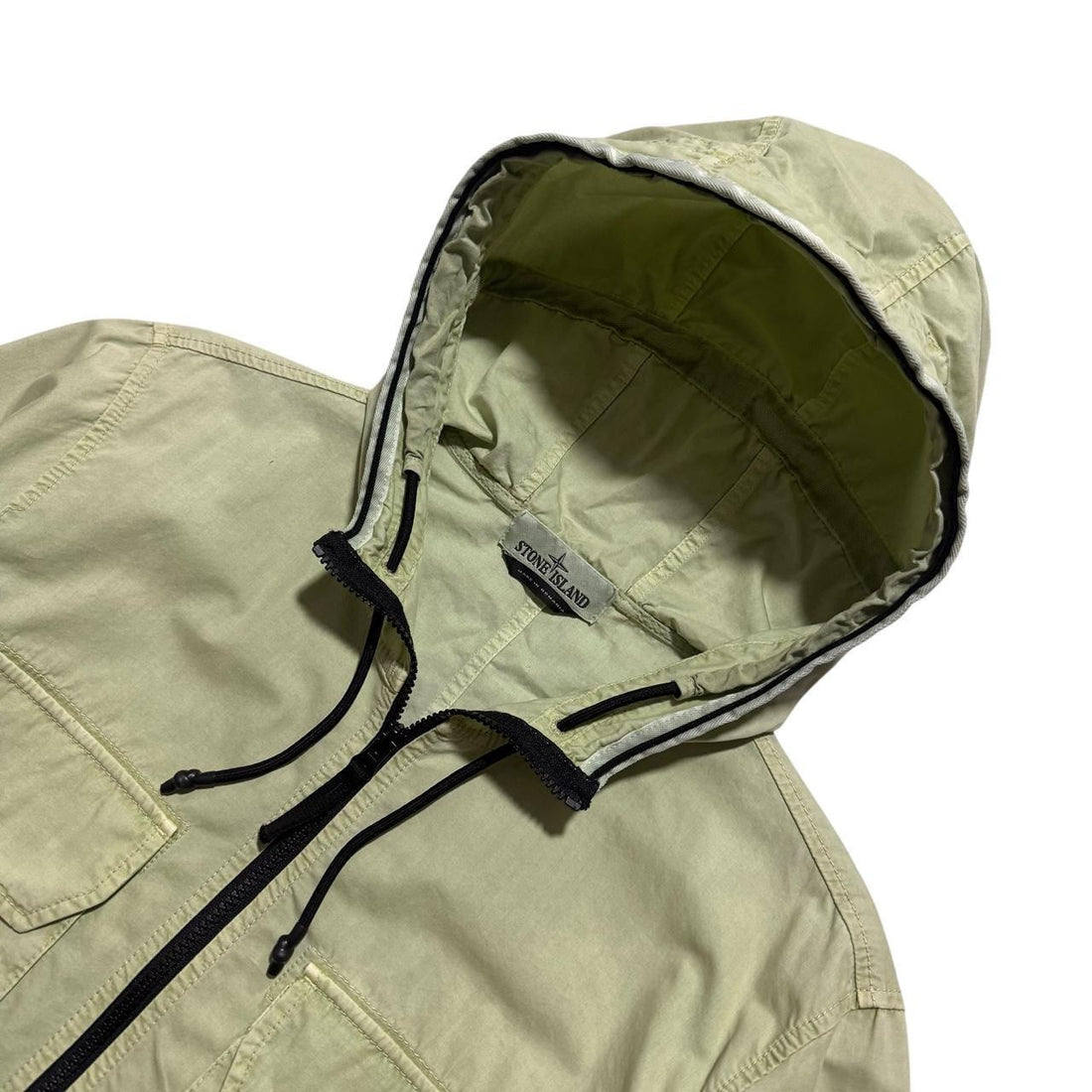 Stone Island Zip Up Canvas Jacket