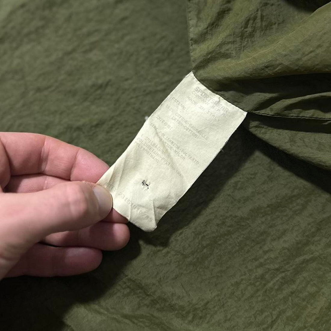 Stone Island A/W 1995 Nylon Heavy Corduroy Shirt