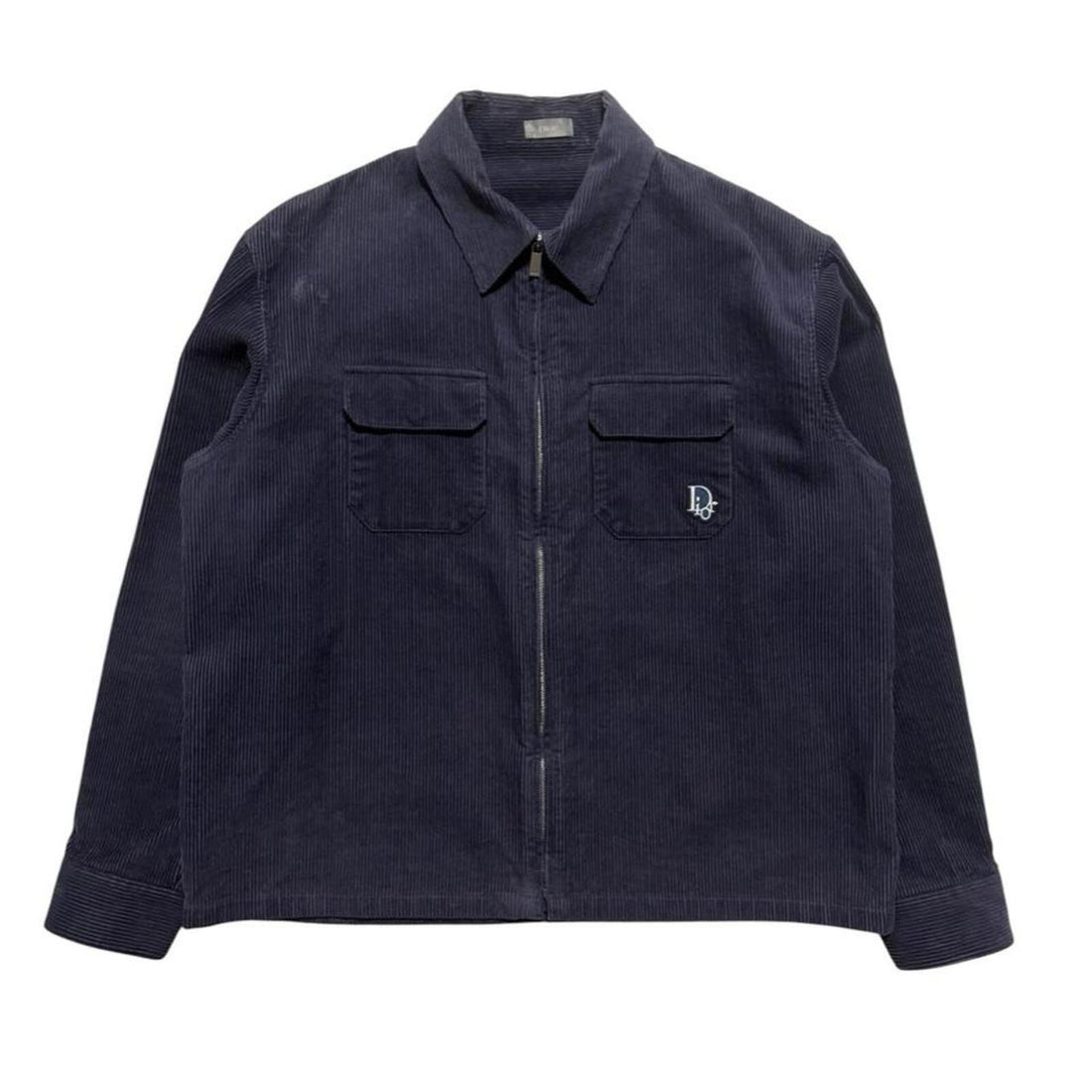 Dior Heavy Corduroy Zip Up Overshirt