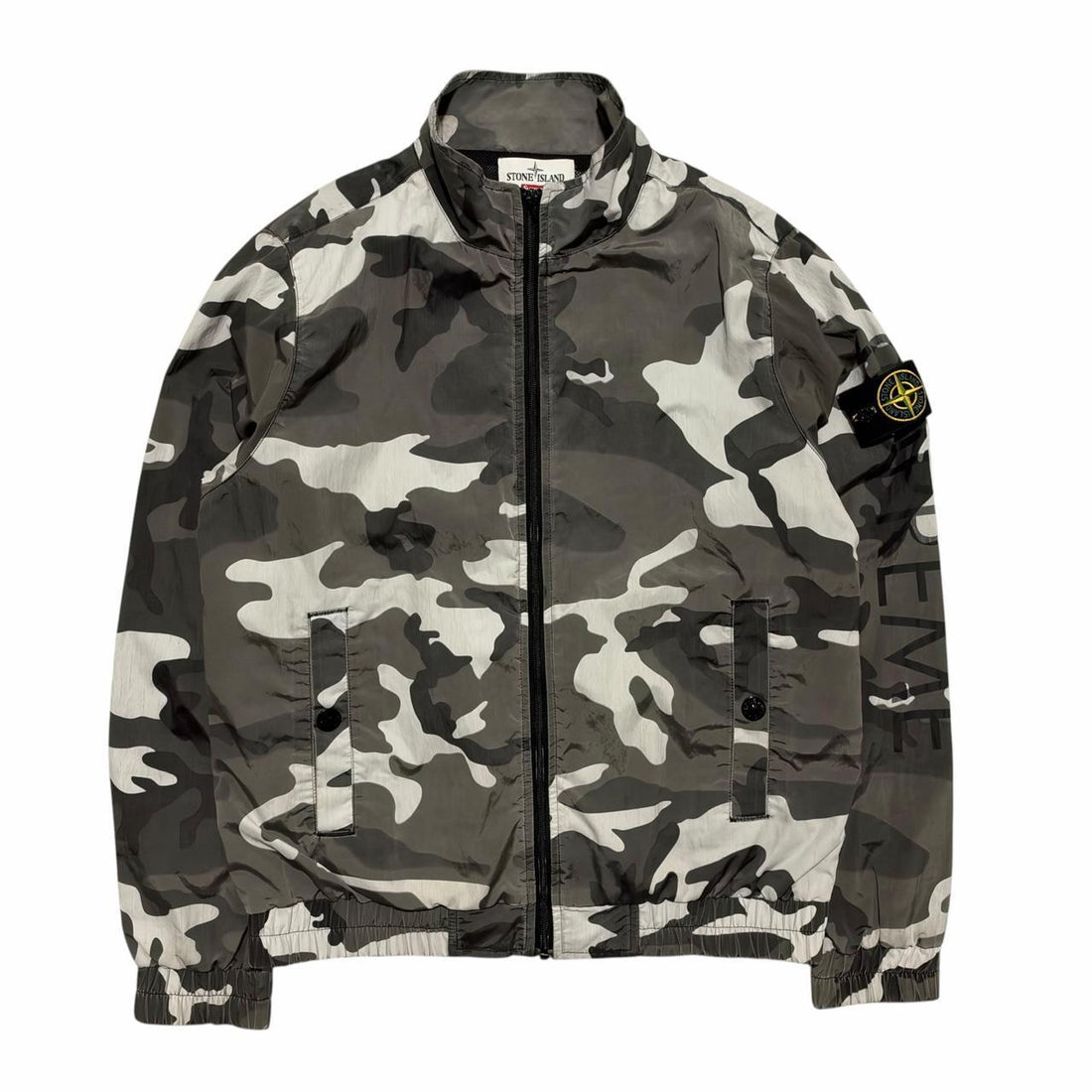 Stone Island S/S 2016 Supreme Snow Camo Nylon Jacket