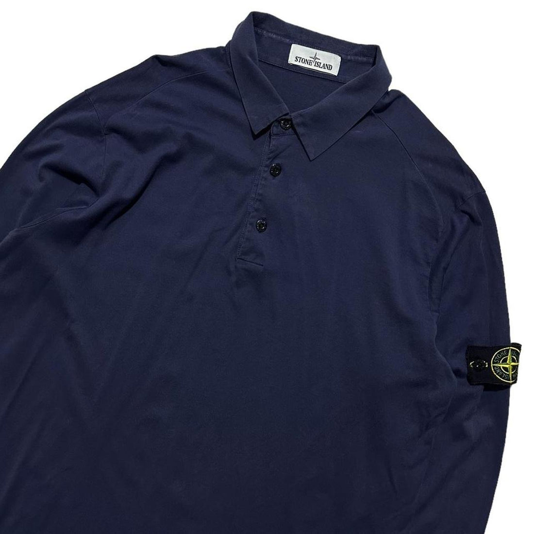 Stone Island Long Sleeve Polo Top