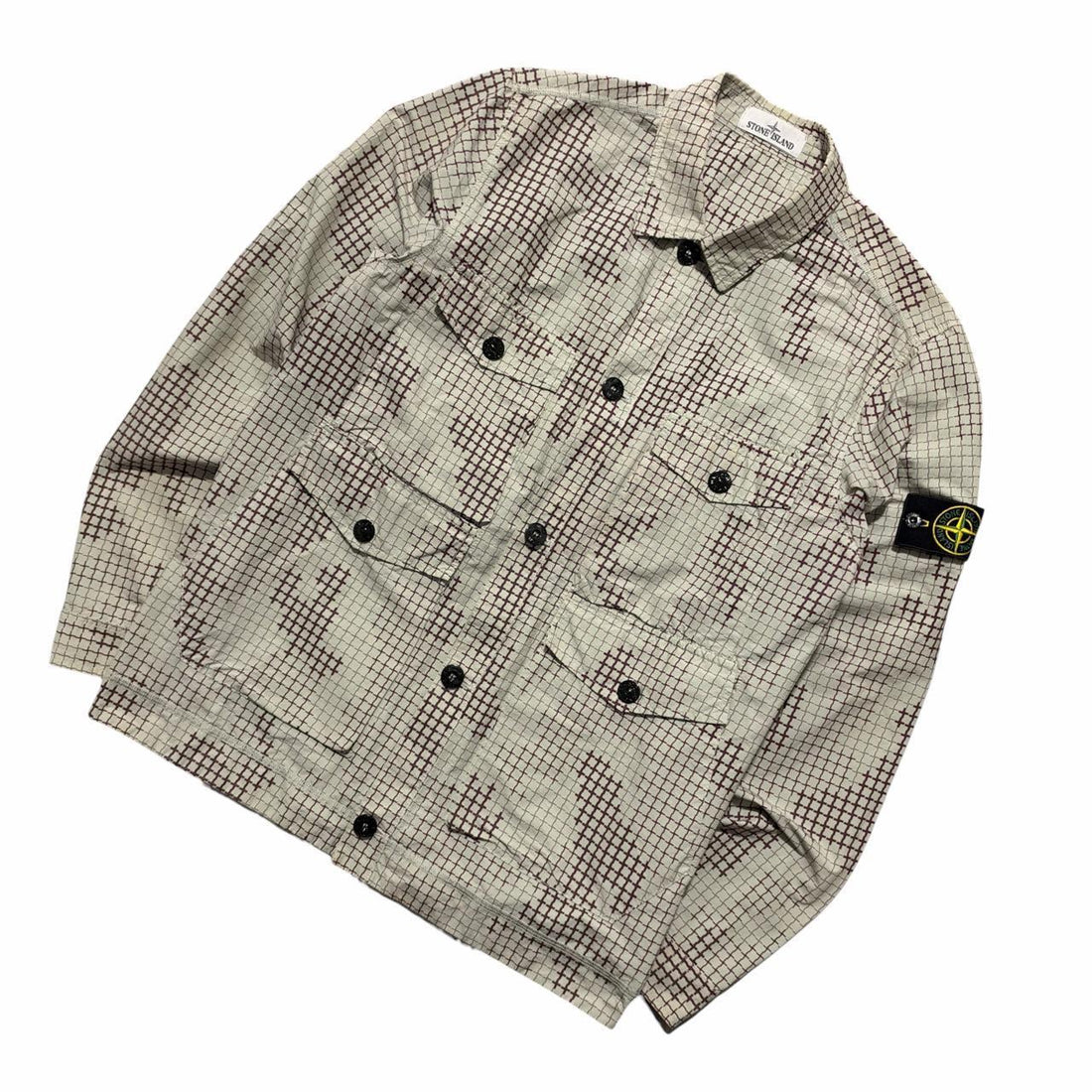Stone Island Digital Grid Camo Overshirt