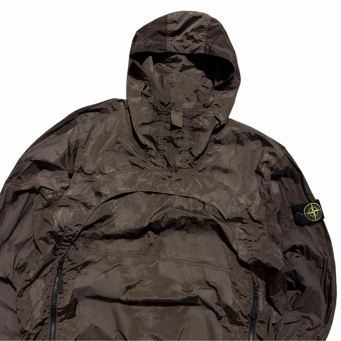 Stone Island Nylon Pullover Camo Jacket