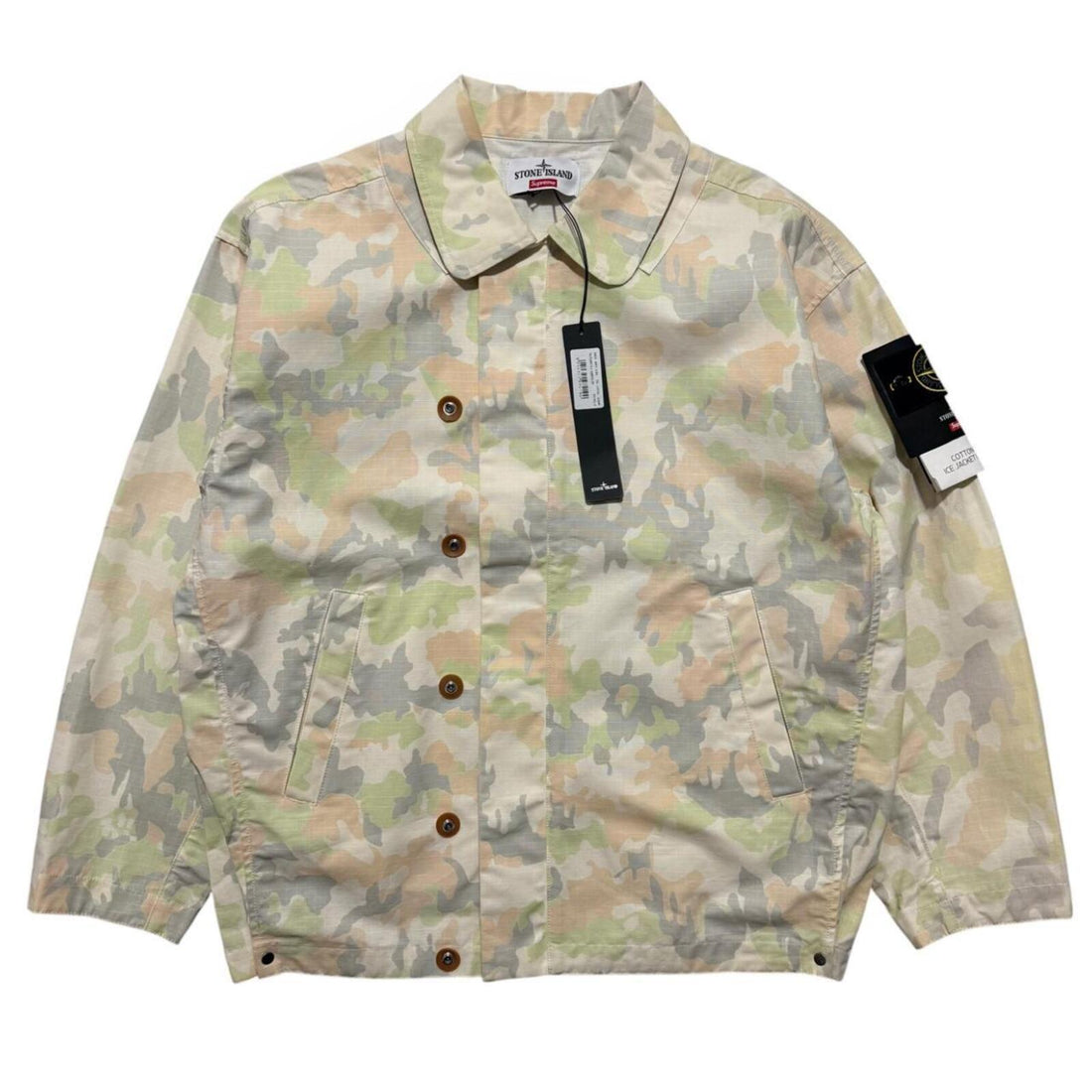 Stone Island Supreme Ice Camo Harrington Jacket