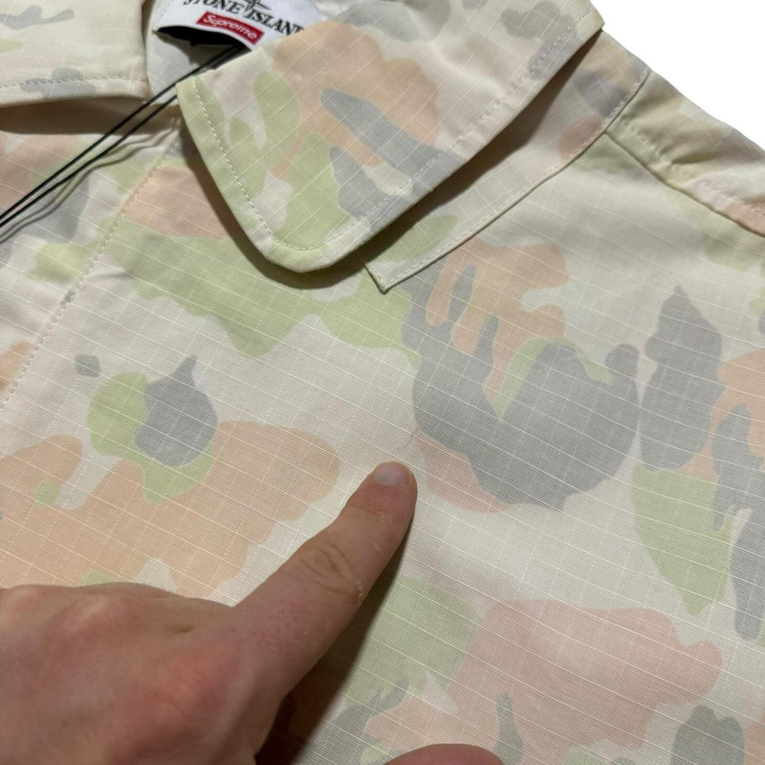 Stone Island Supreme Ice Camo Harrington Jacket
