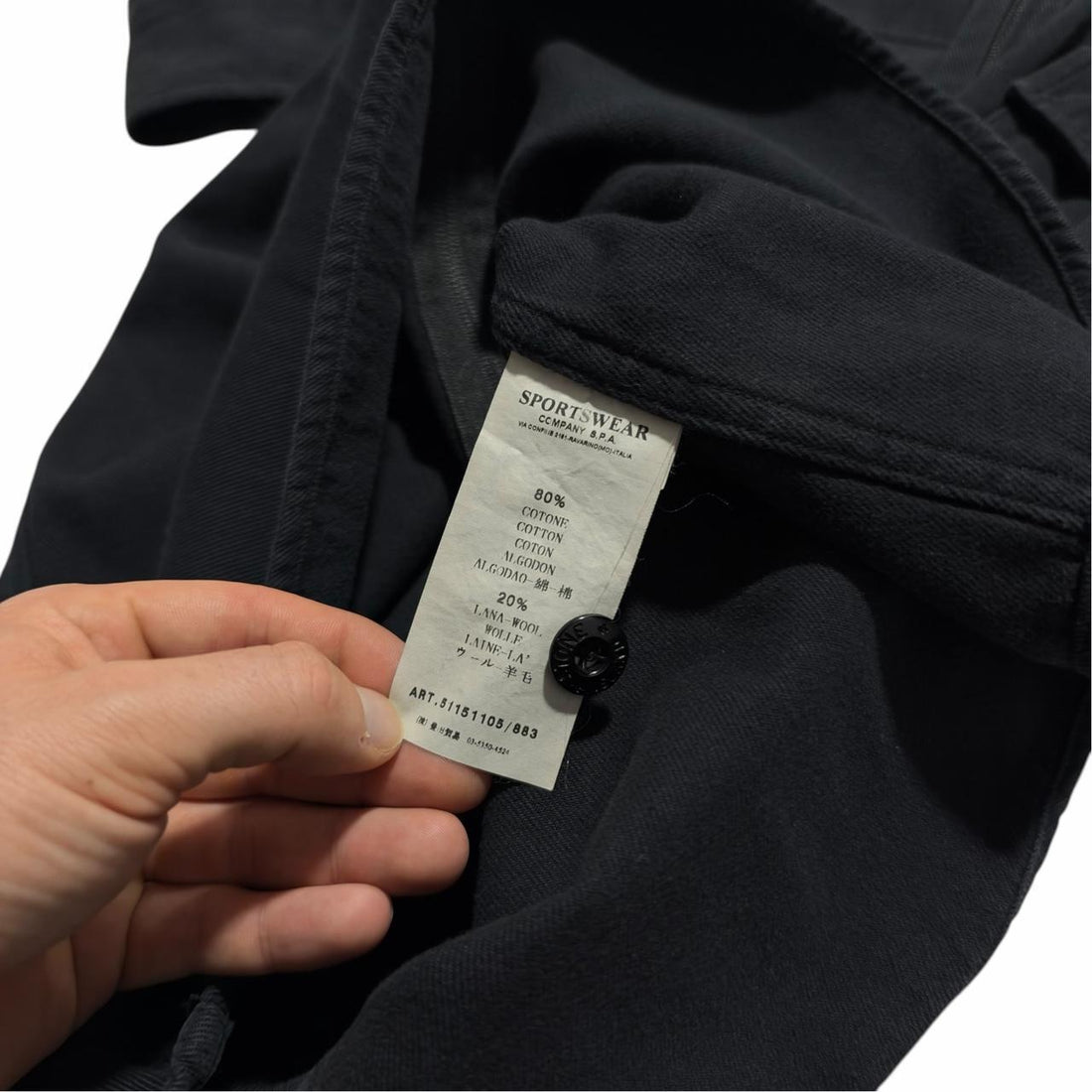 Stone Island Full Zip Cotton Jacket