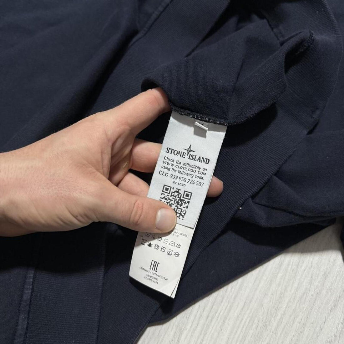 Stone Island Navy Ghost Pullover Jumper