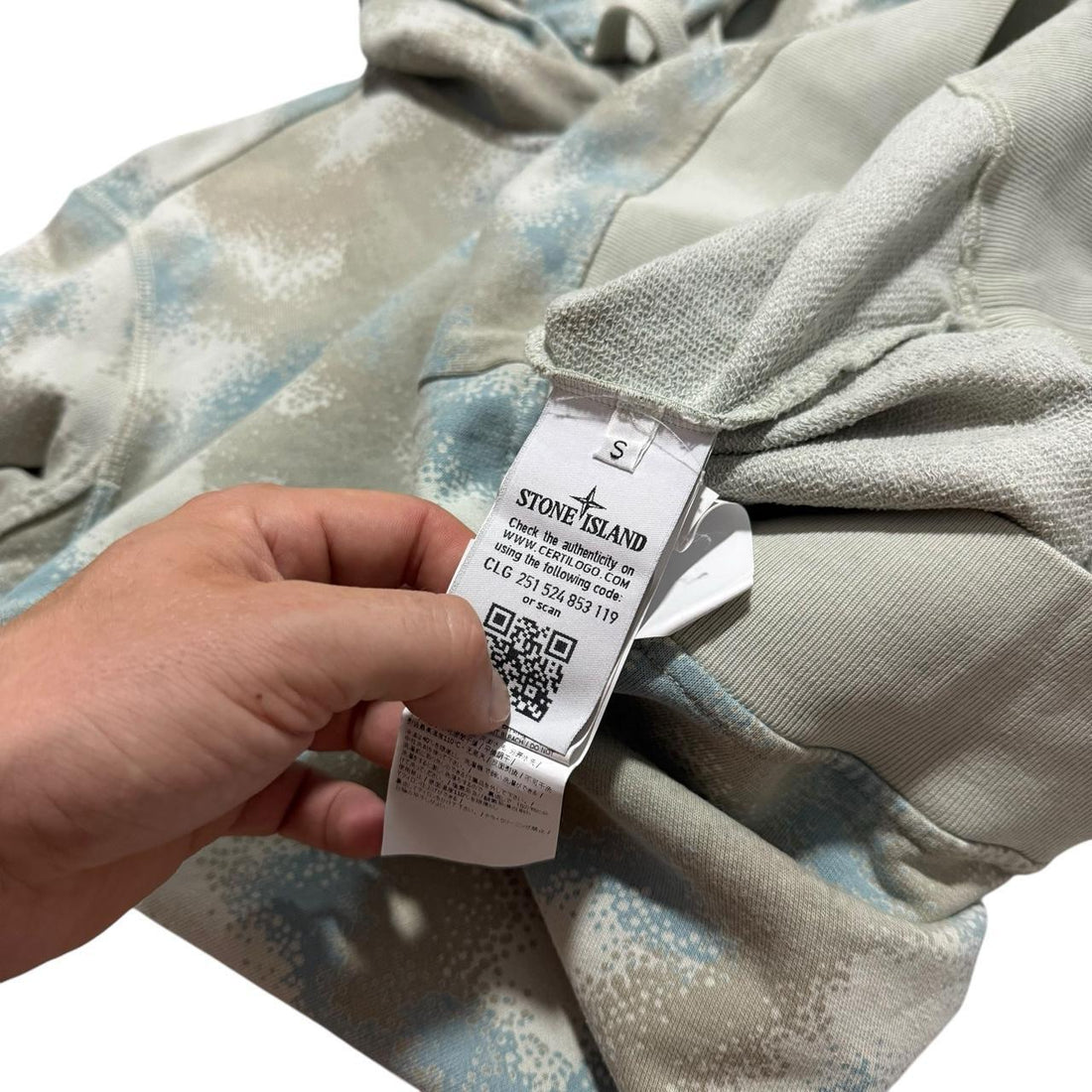 Stone Island Devore Camo Pullover Hoodie