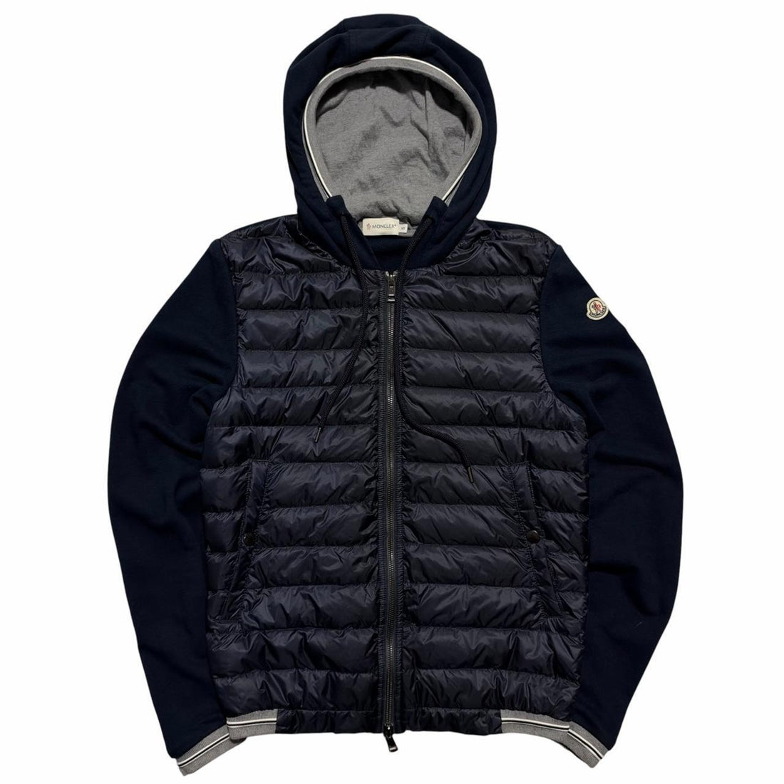 Moncler Down Cotton Blend Jacket