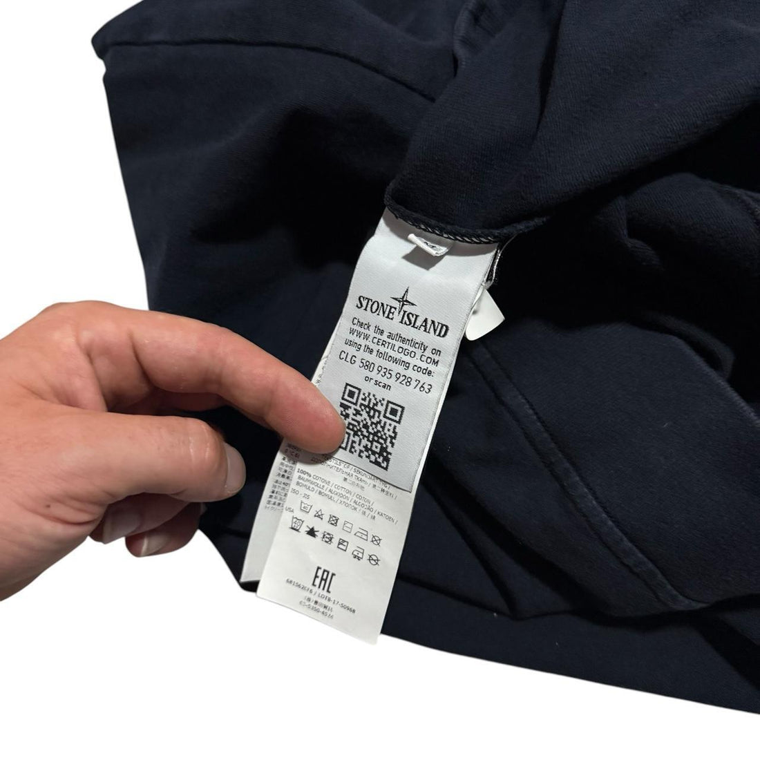 Stone Island Navy Ghost Pullover Jumper
