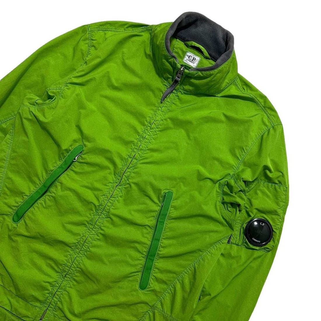 CP Company Green Micro Kei Big Lens Jacket