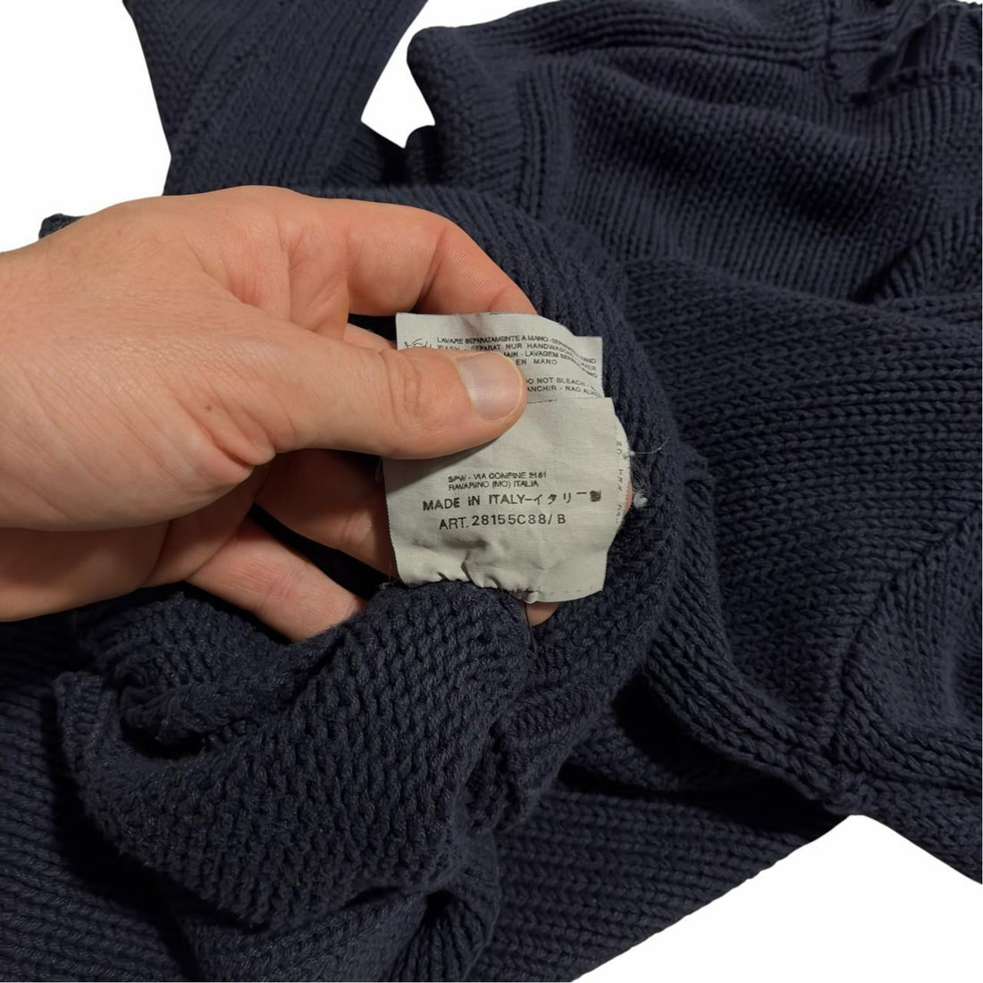Stone Island 1998 Navy Knit Pullover