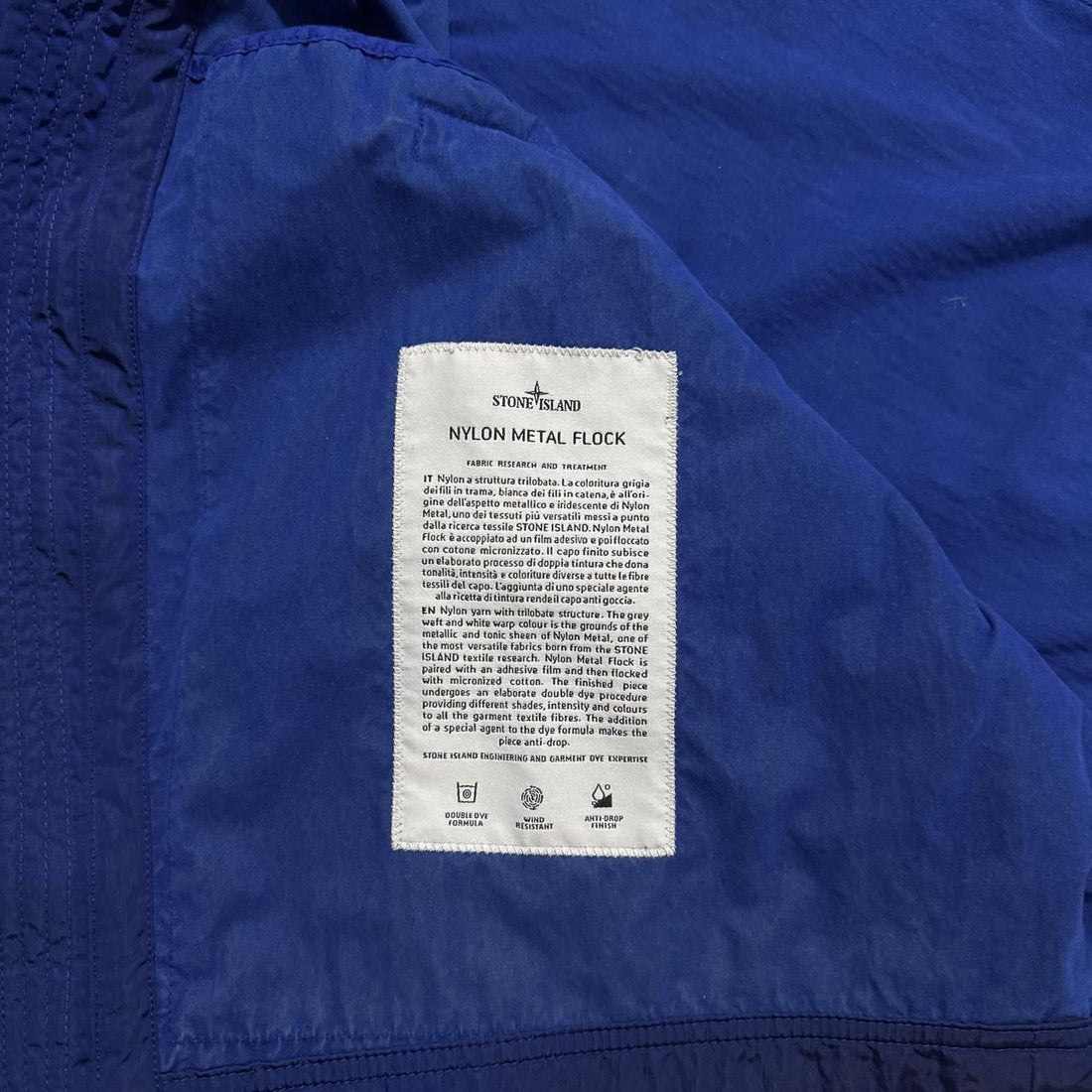Stone Island Nylon Flock Jacket