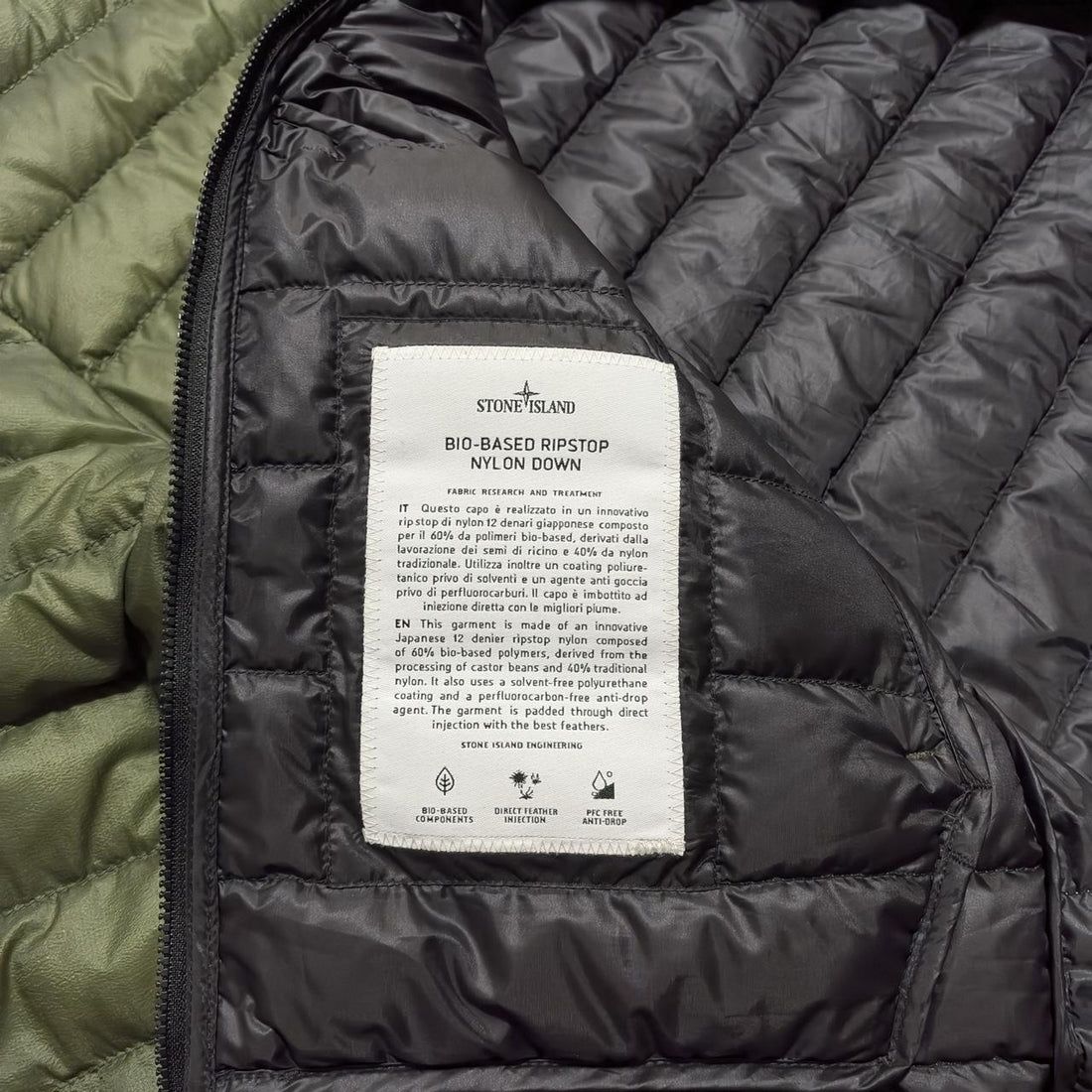 Stone Island Bio-Based Ripstop Down Jacket