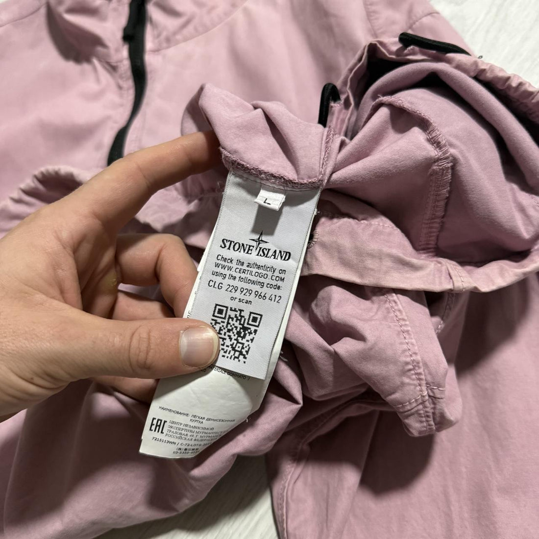 Stone Island Canvas Pullover Smock