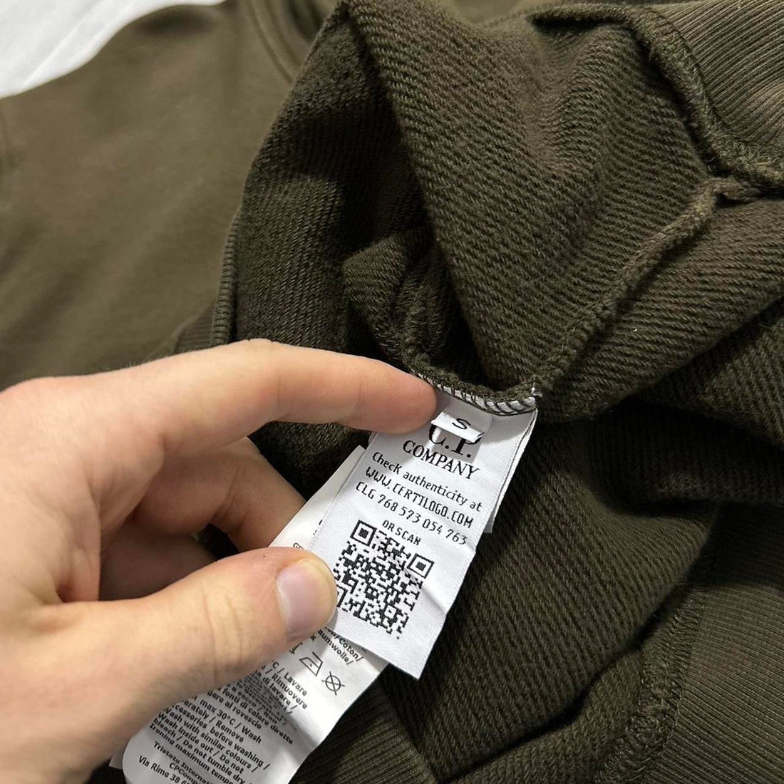 CP Company Green Pullover Hoodie