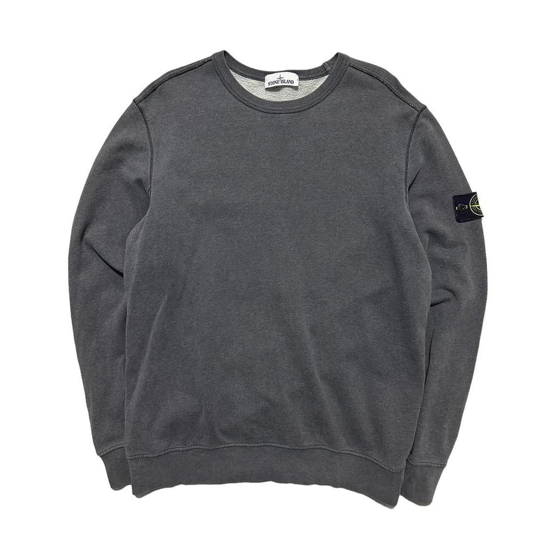 Stone Island Dark Grey Pullover Crewneck