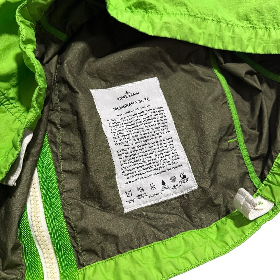 Stone Island Green Membrana-TC Jacket