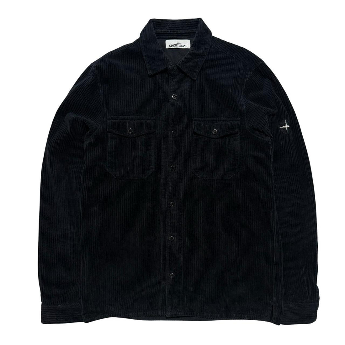 Stone Island Navy Heavy Corduroy Shirt
