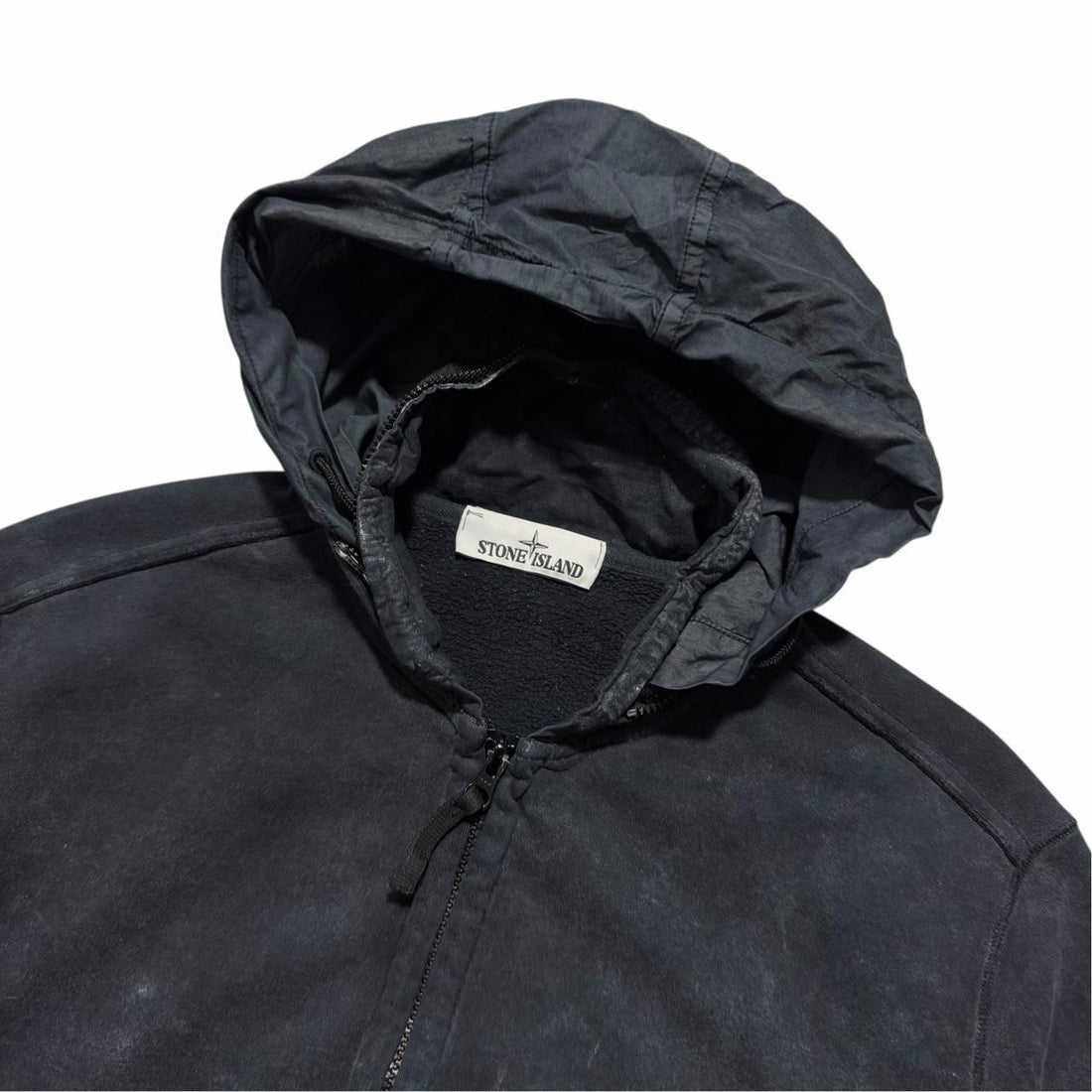 Stone Island Zip Up Frost Hoodie