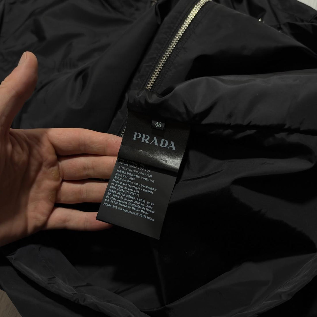 Prada Windbreaker Nylon Jacket