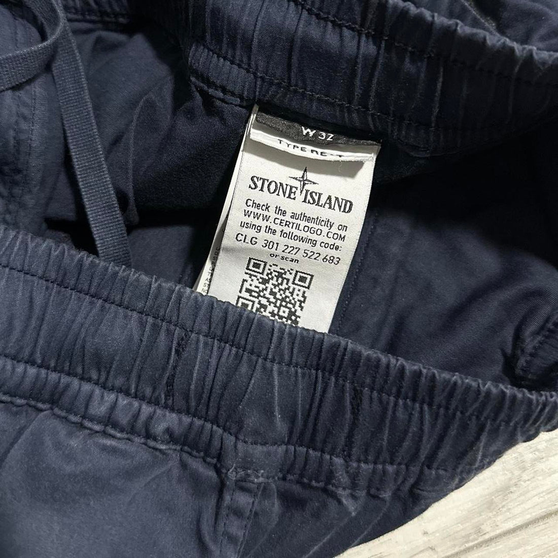 Stone Island Blue Combat Cargos