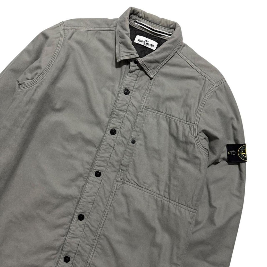 Stone Island Quilted Cotton Overshirt