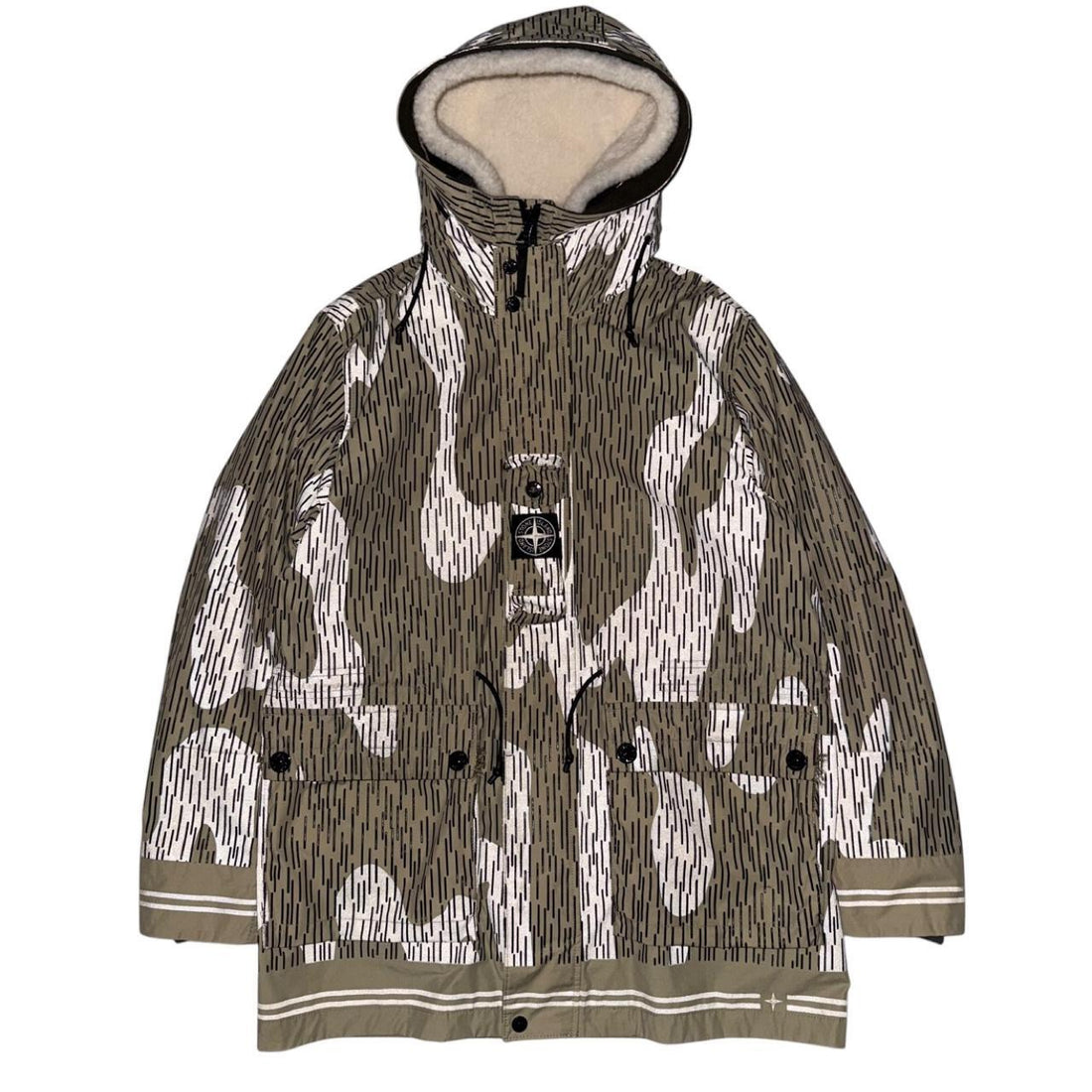 Stone Island Naslan Rain Camo Parka Jacket