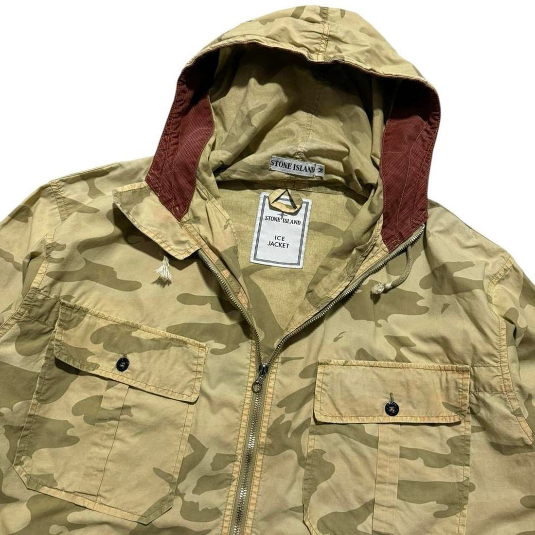 Stone Island S/S 1990 Ice Camo Smock Jacket