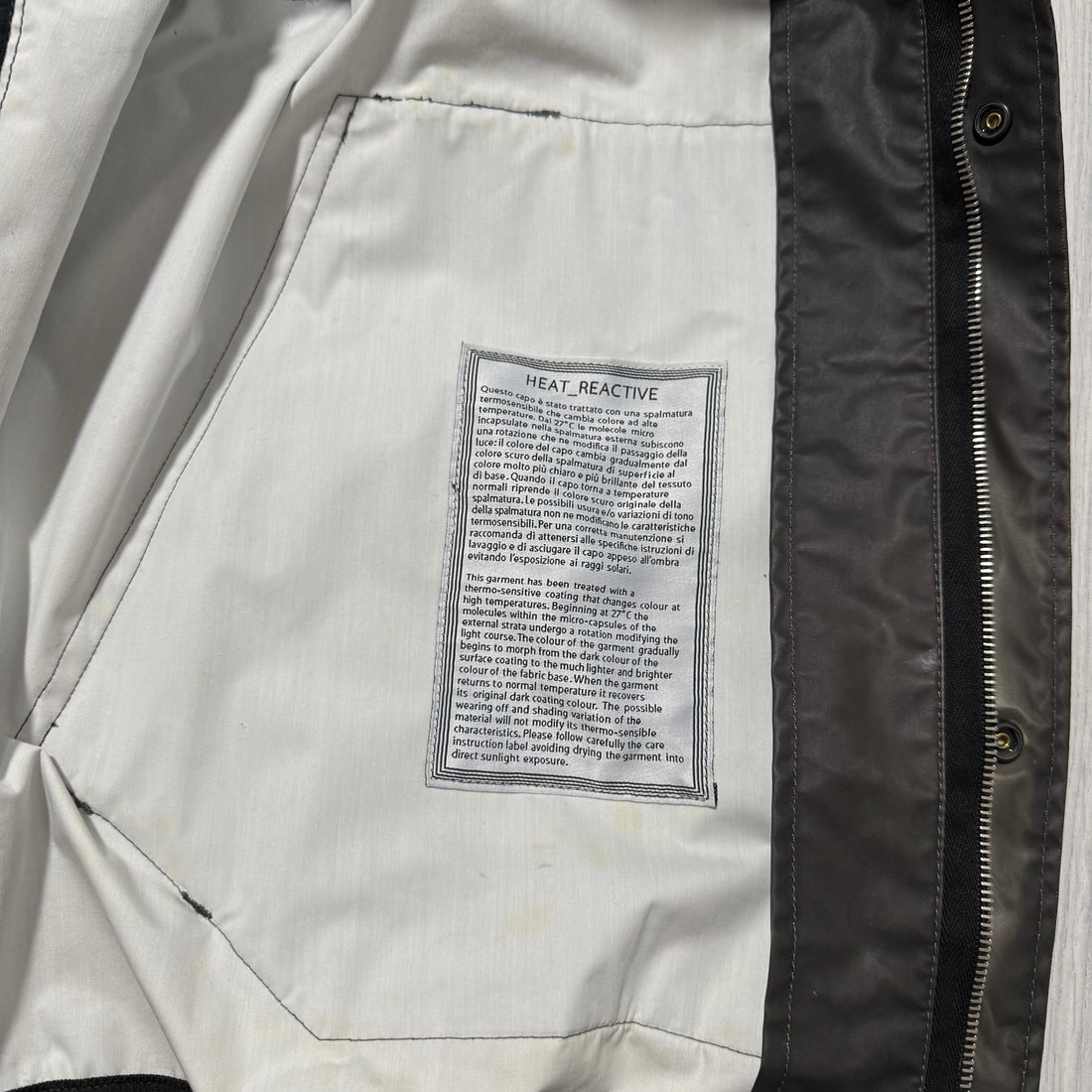 Stone Island S/S 2010 Heat Reactive Jacket