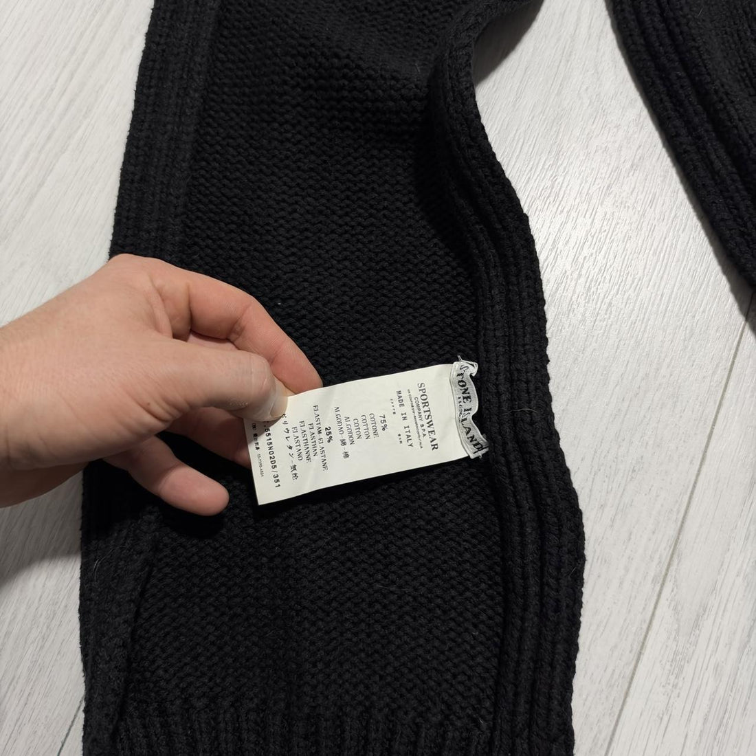 Stone Island Wool Knit Scarf