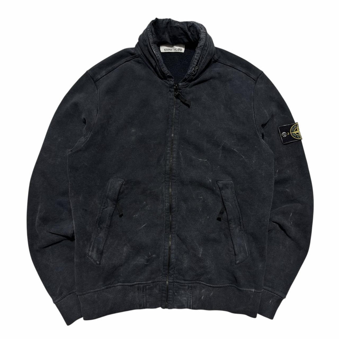 Stone Island Zip Up Frost Hoodie