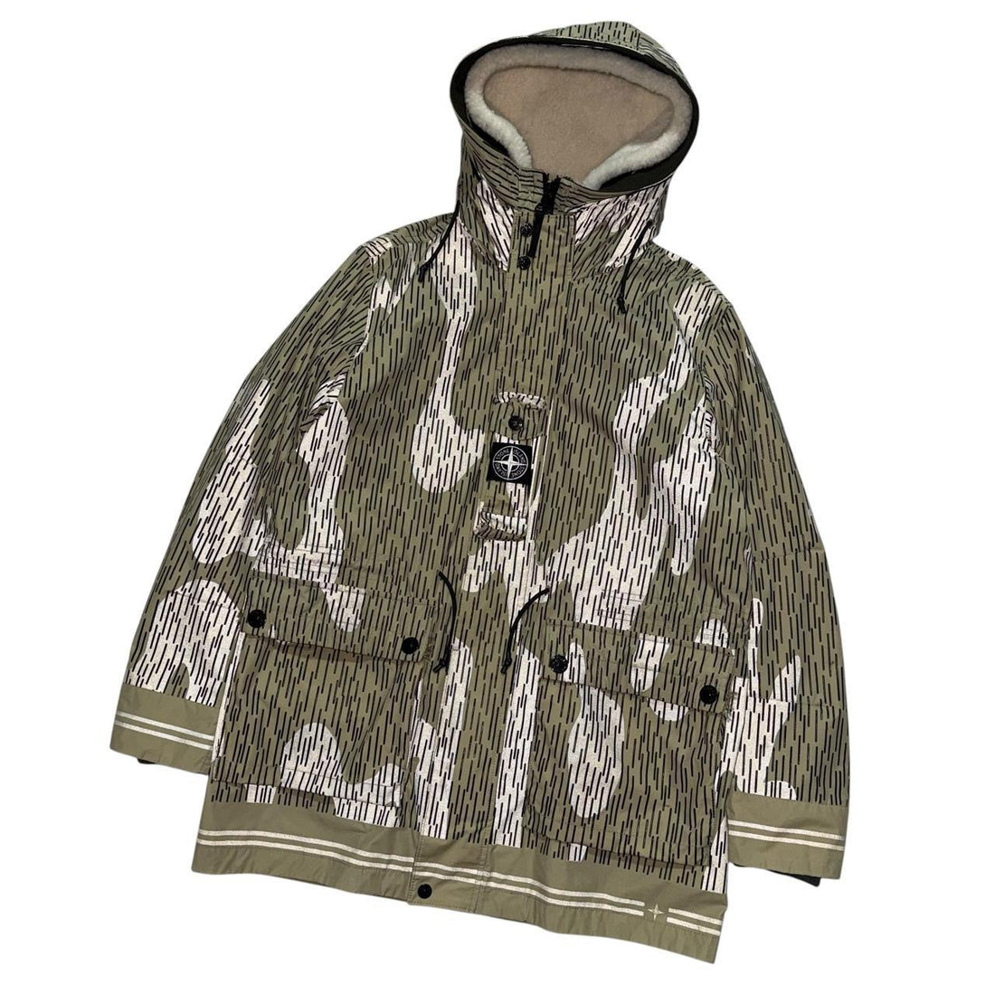 Stone Island Naslan Rain Camo Parka Jacket