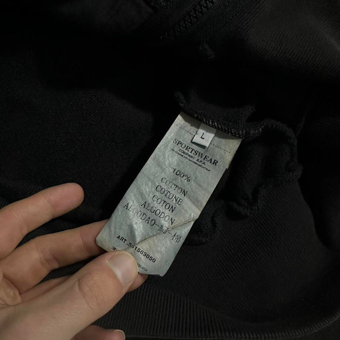 Stone Island Zip Up Side Patch Hoodie
