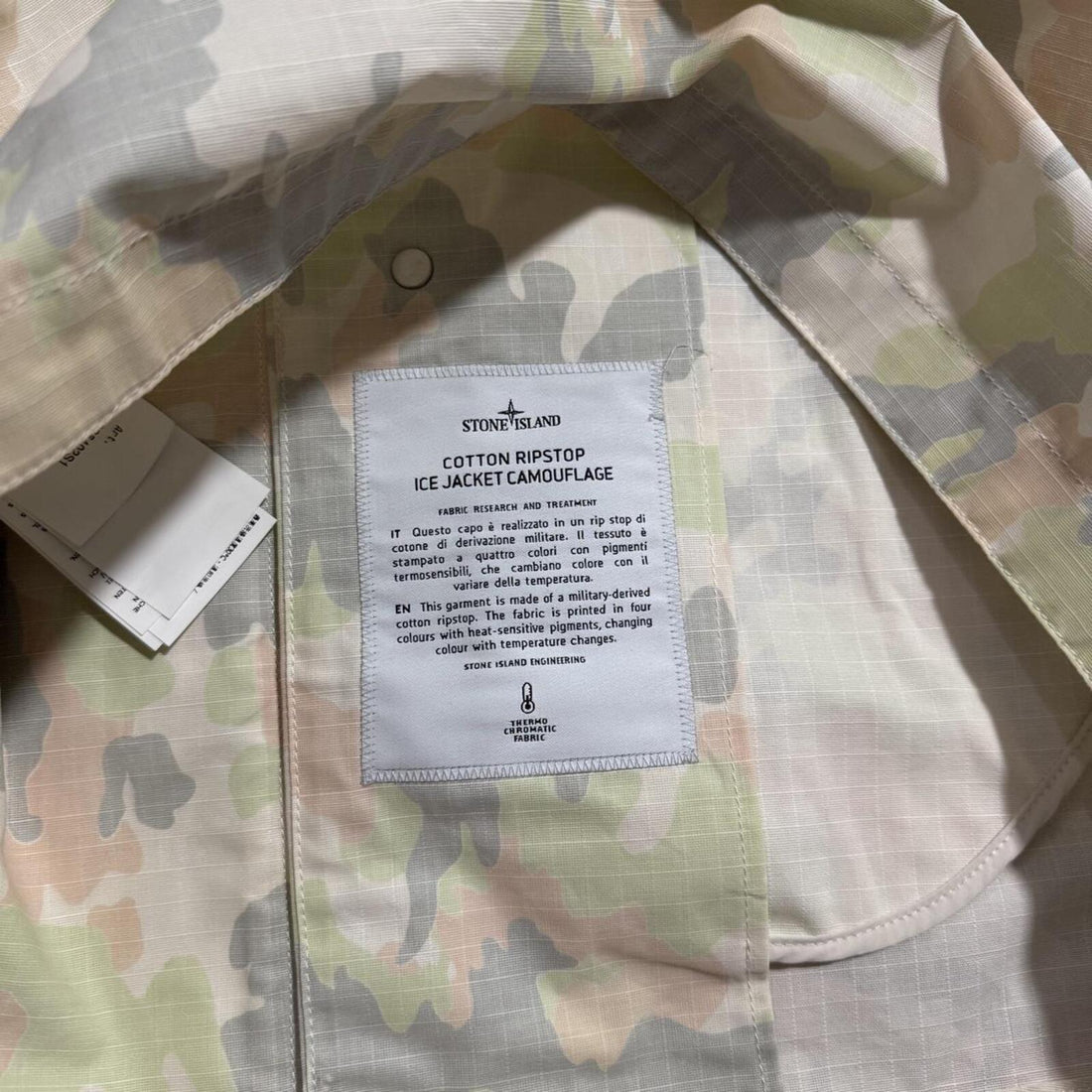 Stone Island Supreme Ice Camo Harrington Jacket